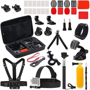 Accessories Kit Compatible with GoPro Hero 13 12 11 10 9 8 7 6 5 4 3+ Session SJCAM Xiaomi YI