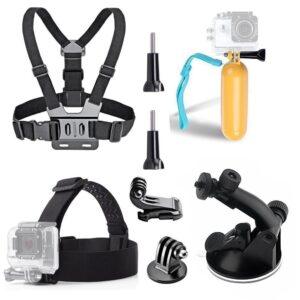 Accessories Kit Compatible with GoPro Hero 13 12 11 10 9 8 7 6 5 4 3+ Session Accessory Bundle Set for Action Camera SJ4000 SJ5000 SJ6 Xiaomi Yi