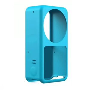 Silicone Case Cover Skin Compatible with DJI Action 2 Sports Camera (Blue)
