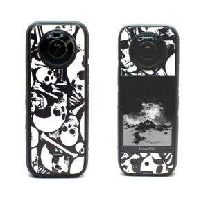 Camera Waterproof Skin Compatible with Insta360 X3 Action Camera (Black & White)