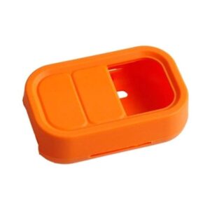 WiFi Remote Control Silicone Protective Case Compatible with GoPro Hero 4 3 + 3 Remote Control (Orange)