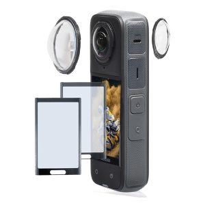 Tempered Glass + Lens Guard Compatible with Insta360 X4 Camera Accessories
